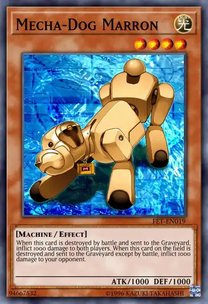 Edison Rulings for Mecha-Dog Marron